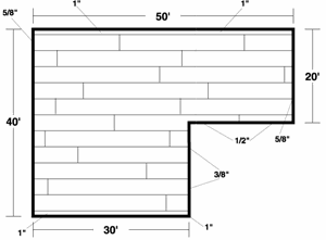 sprung floor install guide dimensions