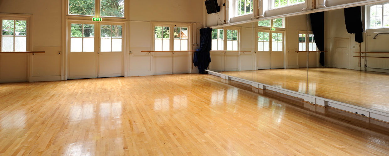 Wood sprung dance floor